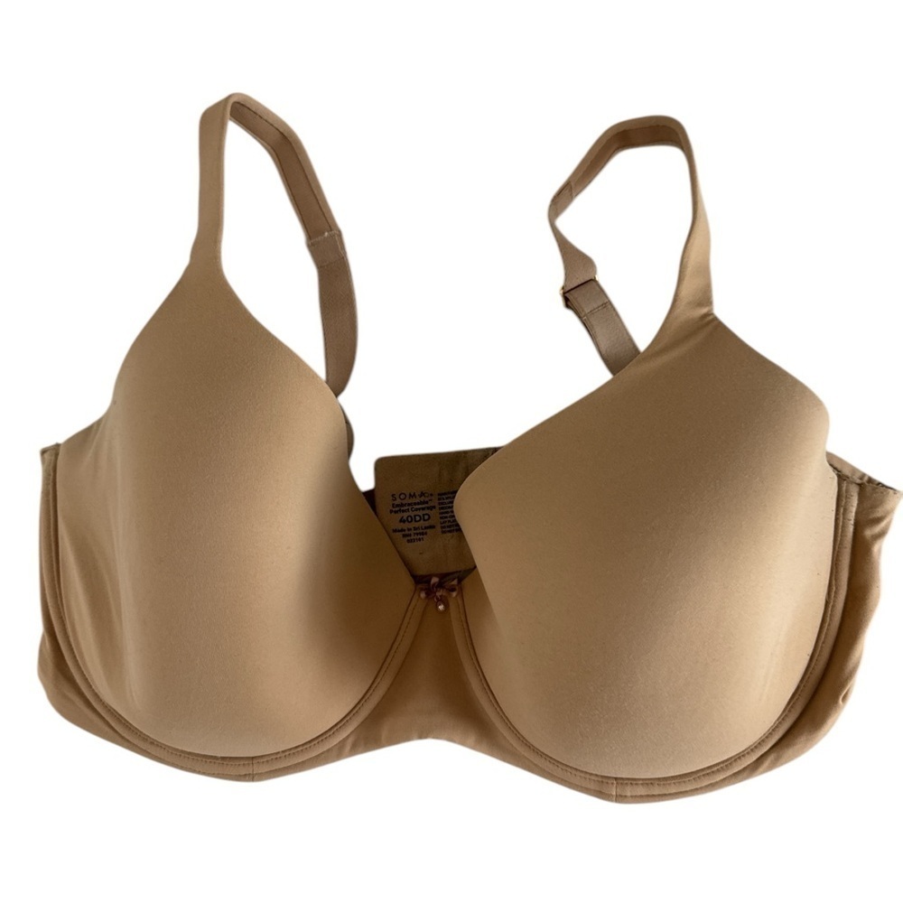 Soma Nude/Tan T-Shirt Bra with Underwire Support